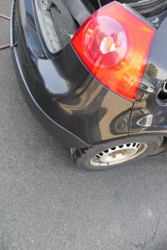 VW Golf 5 1K Limousine Stoßstange hinten Heckstoßstange schwarz LC9Z me (140309)