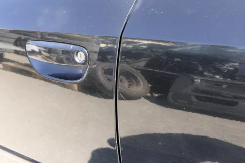 Audi A4 B6 8E nur Türblatt Tür hinten links schwarz LY9B Kombi+Limo (140767)