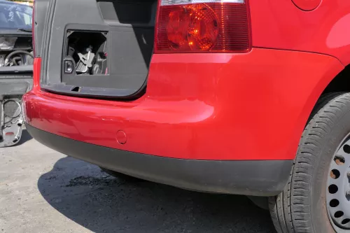 VW Touran 1T Stoßstange hinten Heckstoßstange Stoßfänger rot LY3D Tornado (140881)