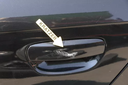 Audi A4 B7 8E Tür hinten links schwarz LY9B Kombi mit Scheibe + Rahmen (140926)