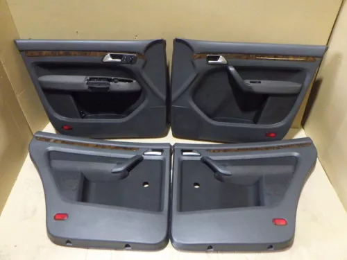 VW Touran 4x Türverkleidung Verkleidung Tür vorne +hinten links anthrazit Wurzel (141072)