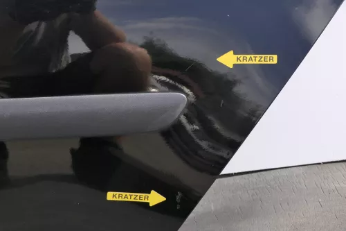 VW Golf 5 V 1K Tür nur das Türblatt hinten links 4/5-Türer schwarz L041 (141614)