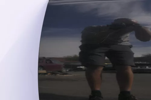 VW Golf 5 V 1K Tür nur das Türblatt hinten links 4/5-Türer schwarz L041 (141614)