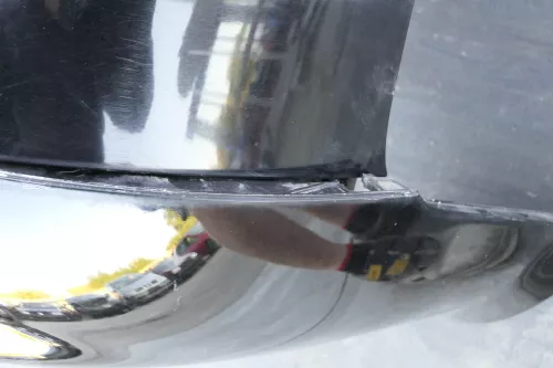 Audi A4 8E B6 Kombi Avant Stoßstange hinten mit Spoiler schwarz LY9B (141690)