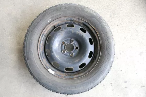 4x VW Golf 4 Bora 195/65 R15 91T Winterreifen M+S Reifen 6jx15H2 ET38 ca. 4-5mm (141774)