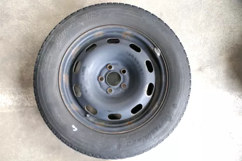 4x VW Golf 4 Bora 195/65 R15 91T Winterreifen M+S Reifen 6jx15H2 ET38 ca. 5 mm (141777)