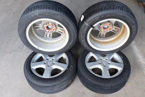 Audi A4 8K B8 Alufelgen Felgen Reifen 205/55 R16 91T M&S Winterreifen Borbet (142063)