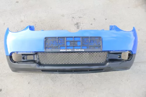 VW Lupo Stoßstange vorne Frontstoßstange Stoßfänger blau LW5Z 3L TDI FSI 6E BILD