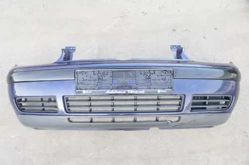 VW Golf 4 Stoßstange vorne Stoßfänger vorn silber blau LB5N indigoblau blue