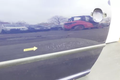 VW Golf 4 Tür vorne links Fahrertür 2/3-Türer blau LB5N (142313)