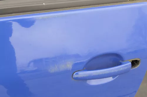 VW Lupo 6E 3L FSI Tür vorne links Fahrertür grau blau LW5Z (mechanischer Fenster (142317)