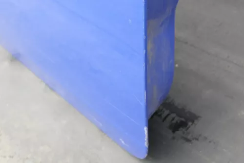 VW Lupo 6E 3L FSI Tür vorne links Fahrertür grau blau LW5Z (mechanischer Fenster (142317)