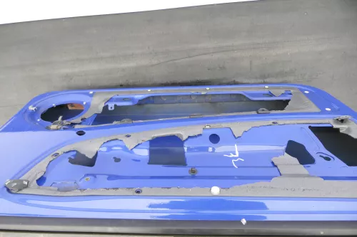 VW Lupo 6E 3L FSI Tür vorne links Fahrertür grau blau LW5Z (mechanischer Fenster (142317)