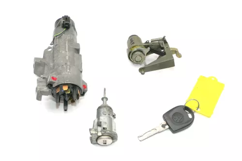 VW Polo 9N 9N3 Schloßsystem 1 Türschloß 1x Schlüssel Zündschloß Heckschloß KEINE (142361A)