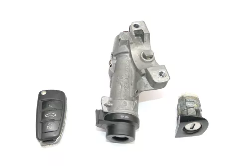 Audi A4 B7 8E Schloßsystem Türschloß mit 1x Schlüssel Schloß Zündschloß