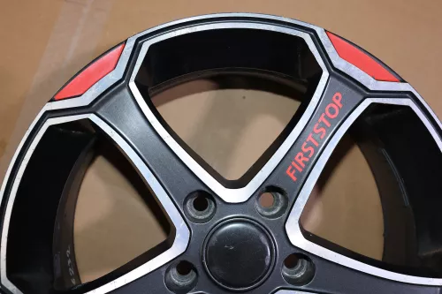 Audi A6 4B A4 B5 A3 8P Felge Alu Alufelge  KBA 47161 7jx16H2 ET46 PLW - schwarz (142434)