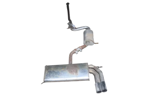 Seat Leon 1P 5P Auspuff Endschalldämpfer hinten 1,4 TSI CAXA Mittelschalldämpfer