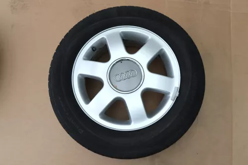 Audi A3 8L Alufelgen Reifen Felgen 195/65 R15 Sommerreifen M+S 8L060125F   3-4mm (142562)