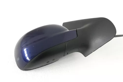 VW Golf 4 Bora manueller Spiegel vorne rechts Außenspiegel blau LB5N (143123)