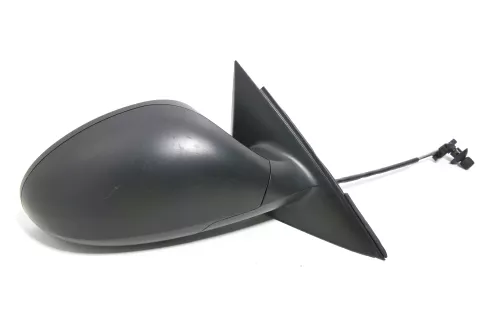 Seat Ibiza 6L mechanischer manuell Spiegel Außenspiegel rechts schwarz matt blac (143198)