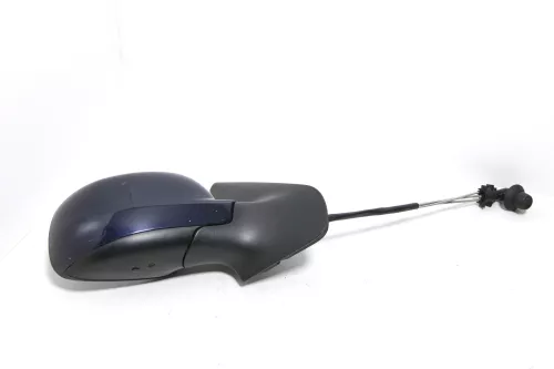 VW Golf 4 Bora manueller Spiegel vorne rechts Außenspiegel blau LC5H (143216)