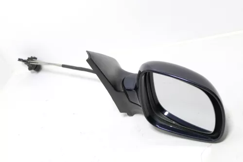 VW Golf 4 Bora manueller Spiegel vorne rechts Außenspiegel blau LC5H