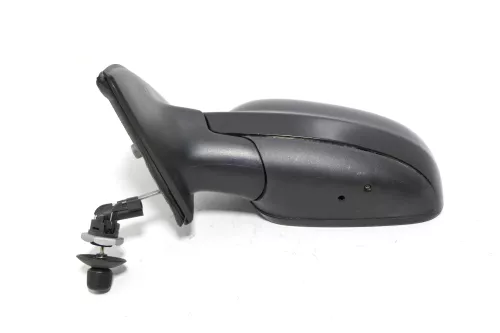 VW Lupo Arosa manueller Spiegel Außenspiegel links schwarz L041 uni mechanischer (143224)