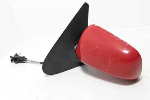 VW Polo 6N manueller manuell Spiegel Außenspiegel links rot LP3G (143251)