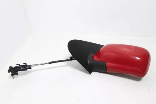 VW Polo 6N manueller manuell Spiegel Außenspiegel links rot LP3G (143251)