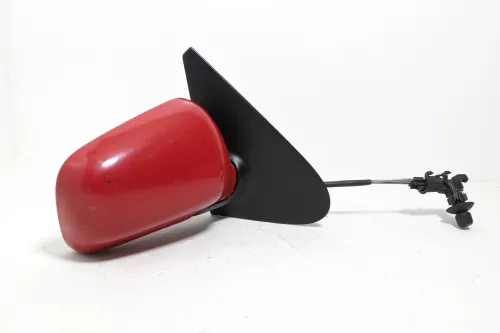 VW Polo 6N manueller manuell Spiegel Außenspiegel rechts Glas rot LP3G   202272 (143264)