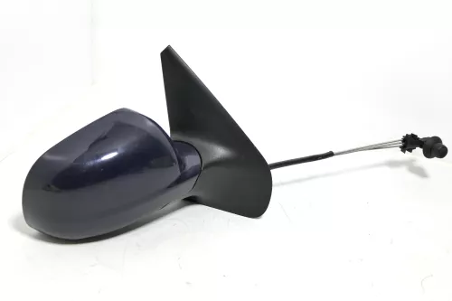 VW Golf 4 Bora manueller Spiegel Außenspiegel + Glas rechts blau LA5G perlblau14 (143272)