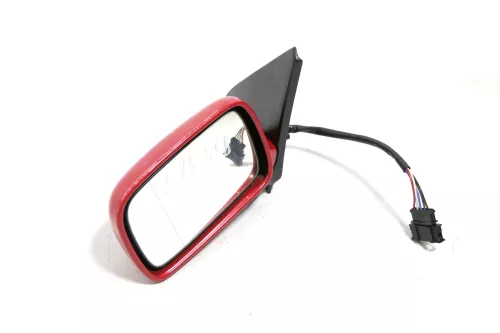 VW Polo 6N elektrischer Spiegel Außenspiegel links außen rot LP3G rot