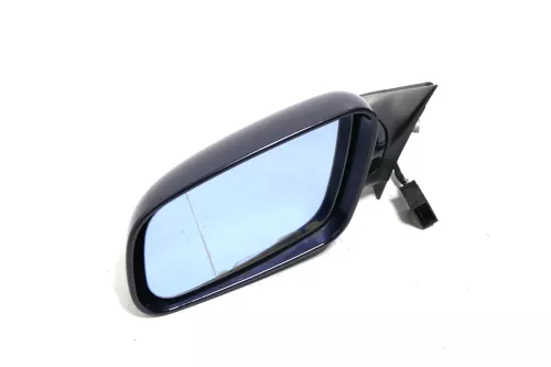 Audi A4 B5 Spiegel Außenspiegel links elektrisch blau LY5K Glas