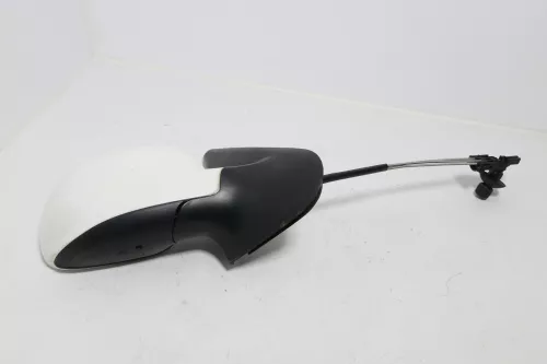 VW Polo Kombi mechanischer Spiegel vorne rechts Außenspiegel weiß LB9A abBj.1999 (143324)