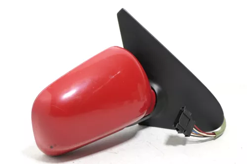 VW Polo 6N elektrischer Spiegel Außenspiegel rechts außen rot LP3G + Glas (143335)