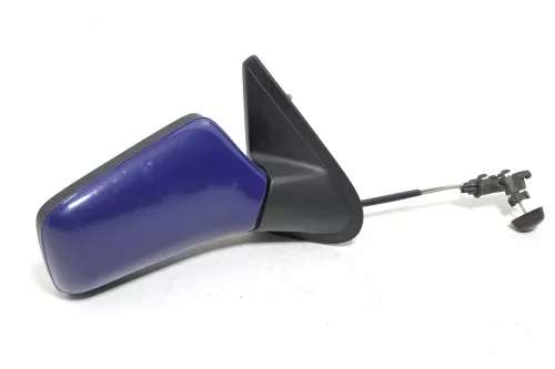 VW Golf 3 Vento manueller Spiegel Außenspiegel rechts mit Glas blau LD5D (143344)