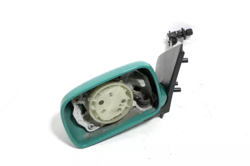 VW Polo 6N manueller manuell Spiegel Außenspiegel links grün LD6D