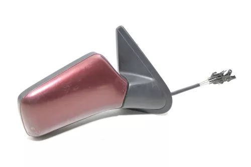 VW Golf 3 Vento manueller Spiegel Außenspiegel rechts mit Glas rot braun (143396)