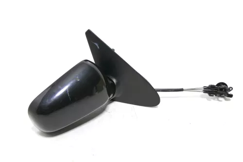 VW Polo 6N manueller manuell Spiegel Außenspiegel rechts schwarz LC9Z blackmagic (143403)