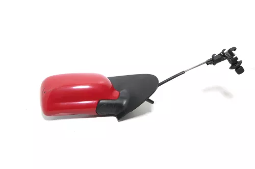 VW Polo 6N manueller manuell Spiegel Außenspiegel rechts rot LP3G flashrot (143414)