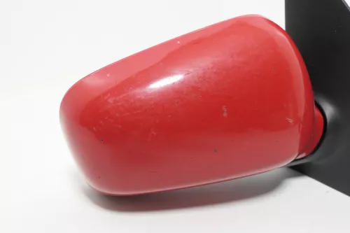 VW Polo 6N manueller manuell Spiegel Außenspiegel rechts Glas rot LP3G   143424 (143424)