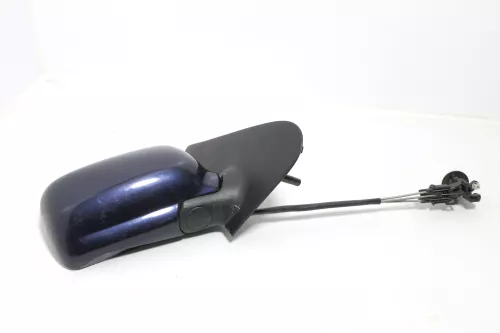 VW Polo 6N manueller manuell Spiegel Außenspiegel rechts blau dunkelblau & Glas (143427)