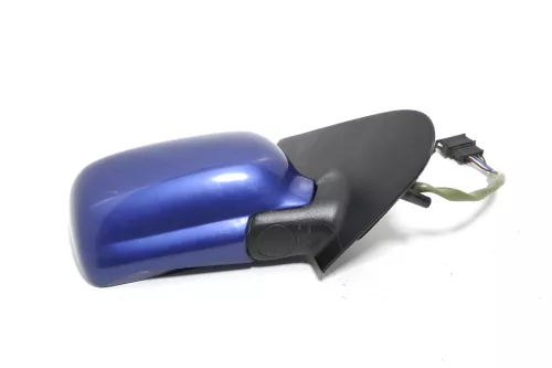 VW Polo 6N elektrischer Spiegel Außenspiegel rechts außen mit Glas blau LR5V (143431)