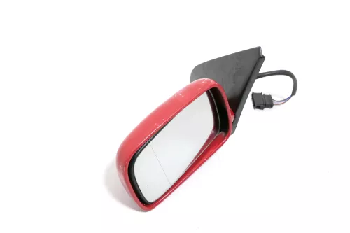 VW Polo 6N elektrischer Spiegel Außenspiegel links außen mit Glas rot LP3G flash