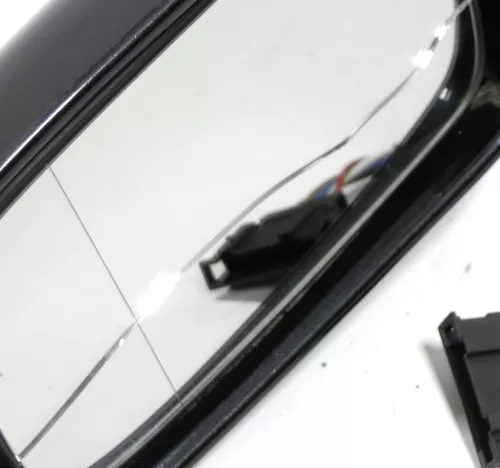 VW Polo 6N elektrischer Spiegel Außenspiegel links außen mit Glas schwarz LC9Z b (143444)