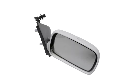 VW Polo 6N manueller manuell Spiegel Außenspiegel rechts weiß LB9A & Glas