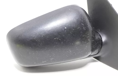 VW Polo 6N manueller manuell Spiegel Außenspiegel rechts schwarz und Glas (143459)