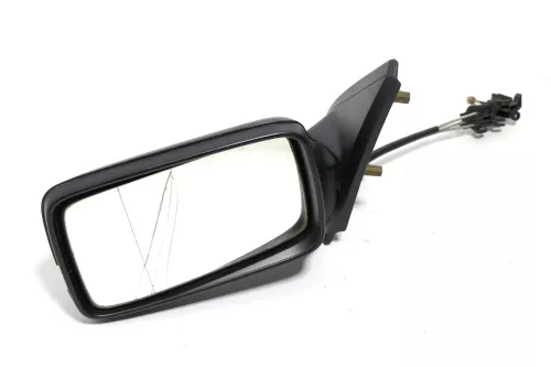 VW Golf 3 Vento manueller Spiegel Außenspiegel links + Glas schwarz L041 DEFEKT