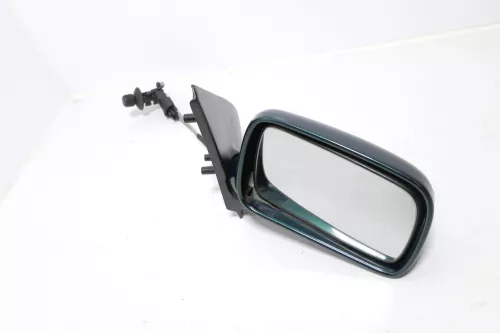 VW Polo 6N manueller mechanischer Spiegel Außenspiegel rechts Glas grün LC6P bil