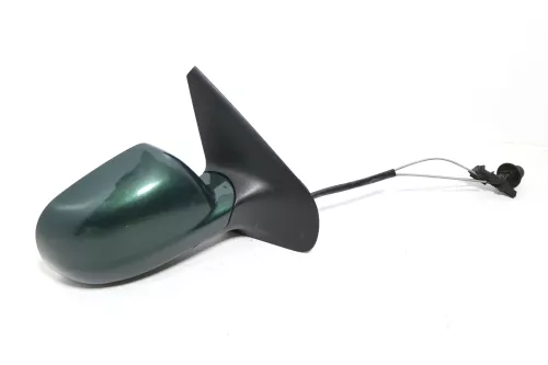 VW Golf 4 Bora manueller Spiegel rechts Außenspiegel mit Glas Grün LC6M mechanis (143512)